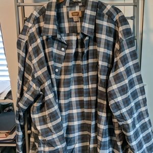 4XLT foundry Supply Co long sleeve button down